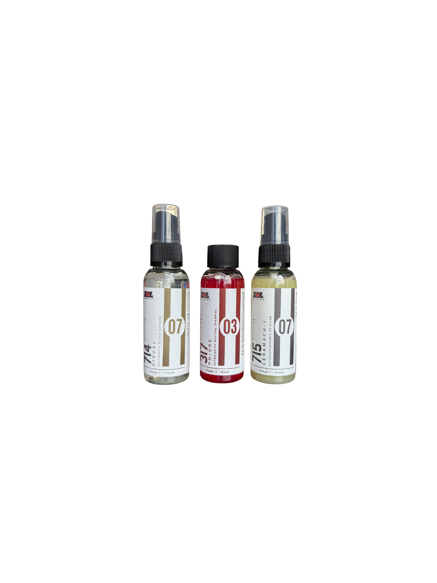 Travel Bundle – Compact Car Care Kit with Shampoo, Detailer & Glass Cleaner
