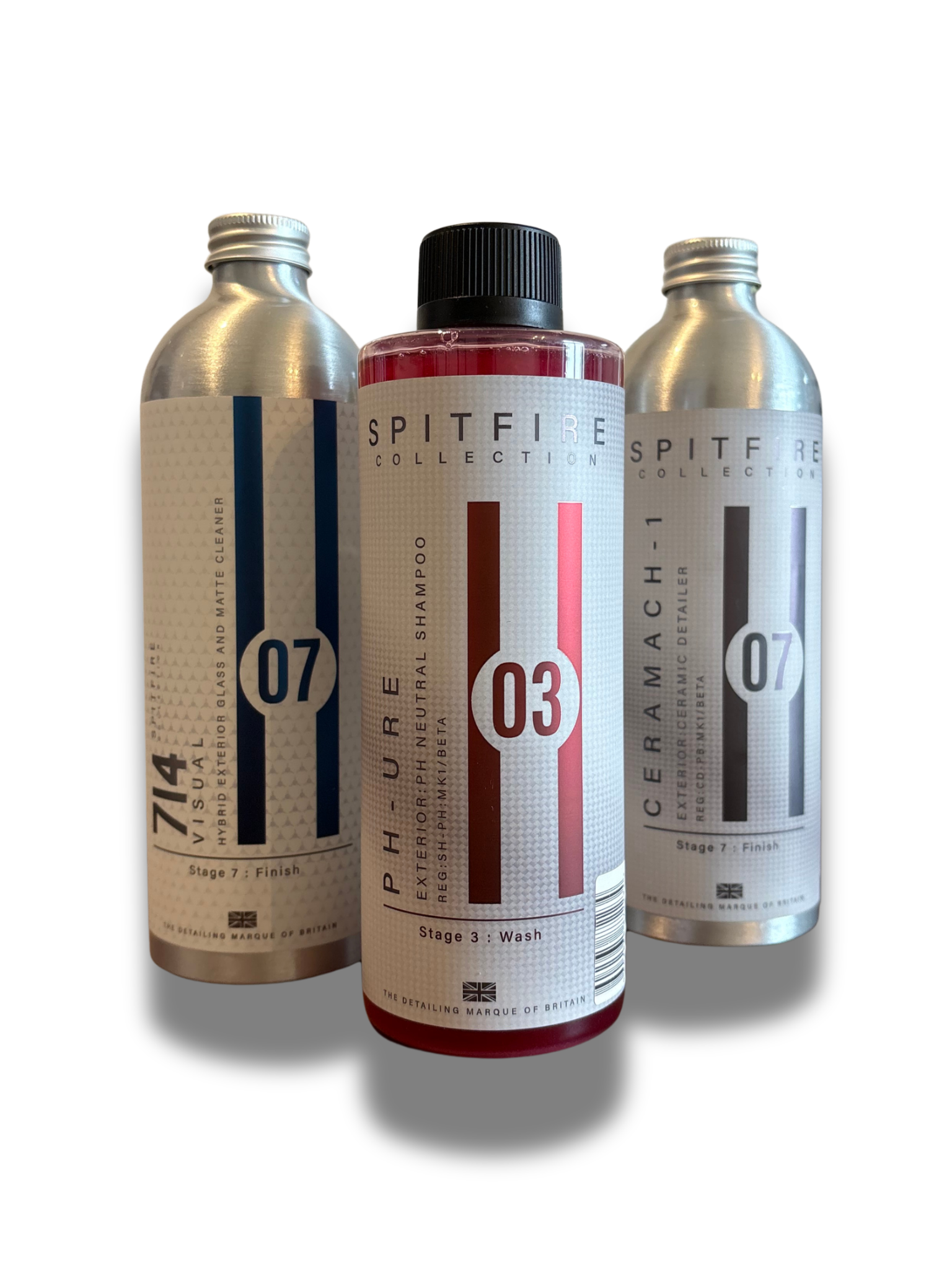 The Full Detail Kit - Shampoo, Ceramic Detailer, Glass and Matte Cleaner Bundle